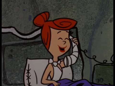 Image result for the flintstones on the phone