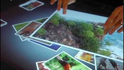 Microsoft Surface multimedia coffee table