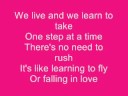 Jordin Sparks - One Step at a Time Lyrics