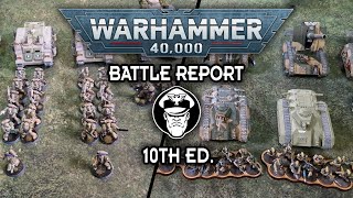 Armoured Clash! Mech Death Guard Vs Mech Imperial Guard | Warhammer 40,000 Battle Report