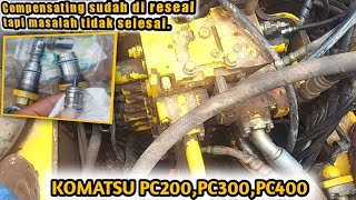 Hydraulic Low Speed  Sluggish When Combined Or Independent  Komatsu Pc400lc8
