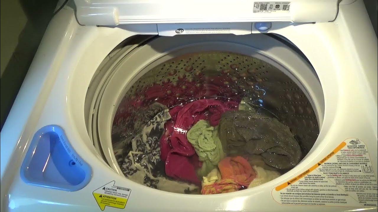 LG WT7400 Econowash Cycle Full Cycle (Washing Towels) YouTube