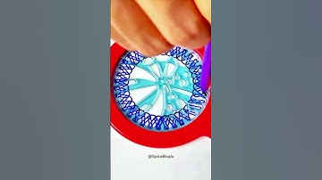 Most beautiful spirograph art #oddlysatisfying #artandcraft #relaxing #satisfying