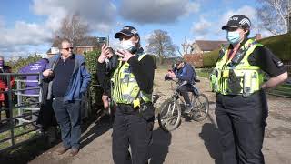 Police Break Up Crowds On First Day Of Cheltenham Festival