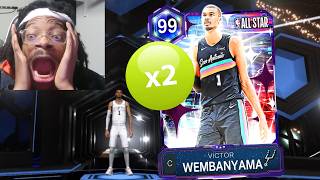 I OPEN THE *FREE TRIPLE THREAT AND CLUTCHTIME DARK MATTER PACK IN NBA2K26 MyTeam!!