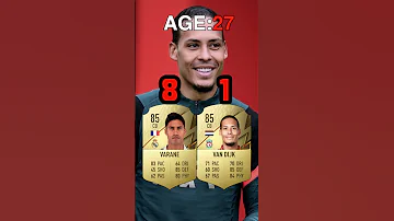 【Varane vs Van Dijk🔥】Evolution in same age #fifa #fifa23 #football #shorts