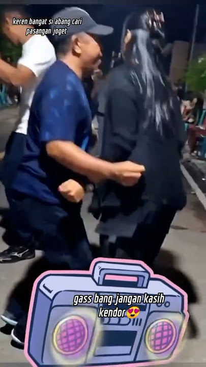 cewek yang pakai baju hitam jogetnya asik betol #videoshort #dance #hiburan