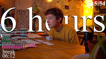 LIVE | 6HOUR study with me 📚⛈️ rain sounds & pomodoro timer 60 & 10