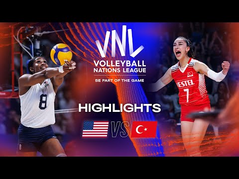 🇺🇸 USA vs. 🇹🇷 TUR - Highlights Week 1 | Women's VNL 2023