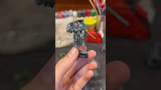 New assault intercessor with jump pack 🤩 #warhammer40k #miniaturepainter