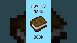 Minecraft: How to Make Book #shorts  #minecraft Update
