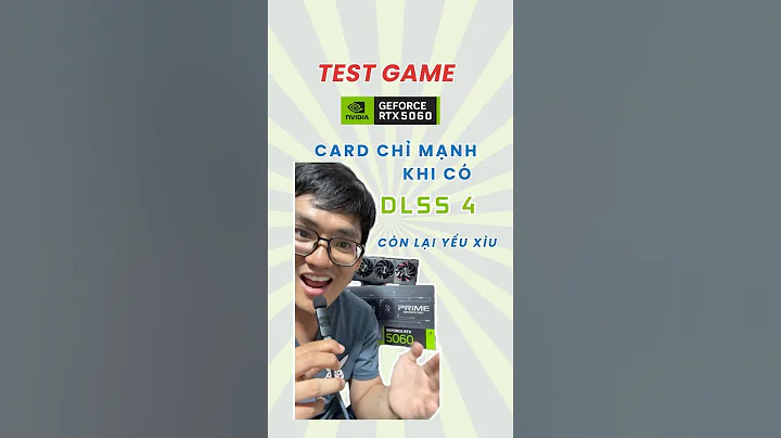 Test hiệu năng RTX 5060 trên game. Card chỉ mạnh khi có DLSS4. Tắt AI rồi, còn lại cái chi đâu? #pc