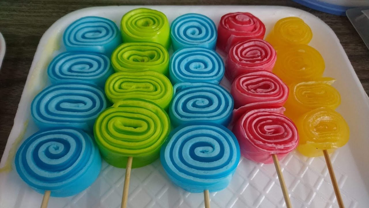 ROLLITOS DE GELATINA CON 3 INGREDIENTES