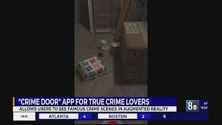 'Crime Door' app allows users to see famous crime scenes in augmented reality screenshot 1