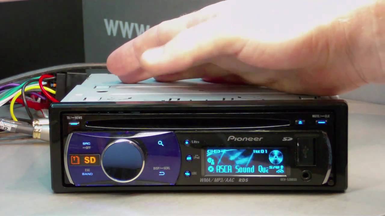 Pioneer deh 8300sd инструкция