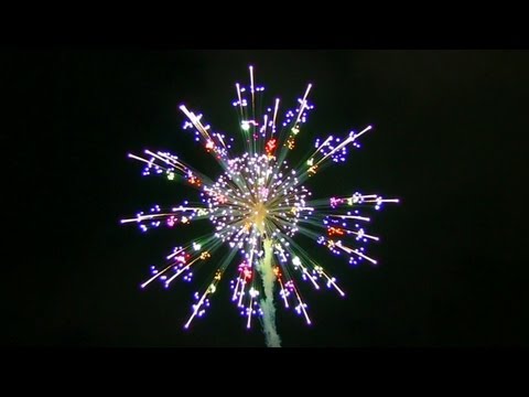 Novo concurso de fogos de artifício de 2012 em Nagano, Japão