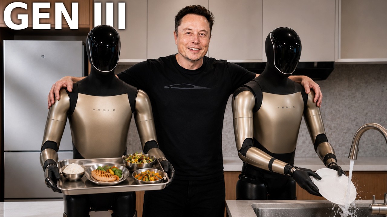 Introducing the Tesla Bot Gen 3: Just /Hour for Cooking, Cleaning, and More! – Video