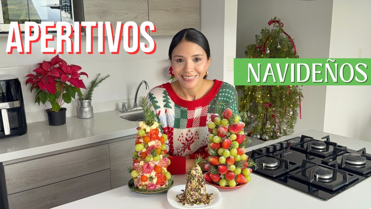 Aperitivos Navideños | 3 ideas de Árboles Navideños para tu mesa
