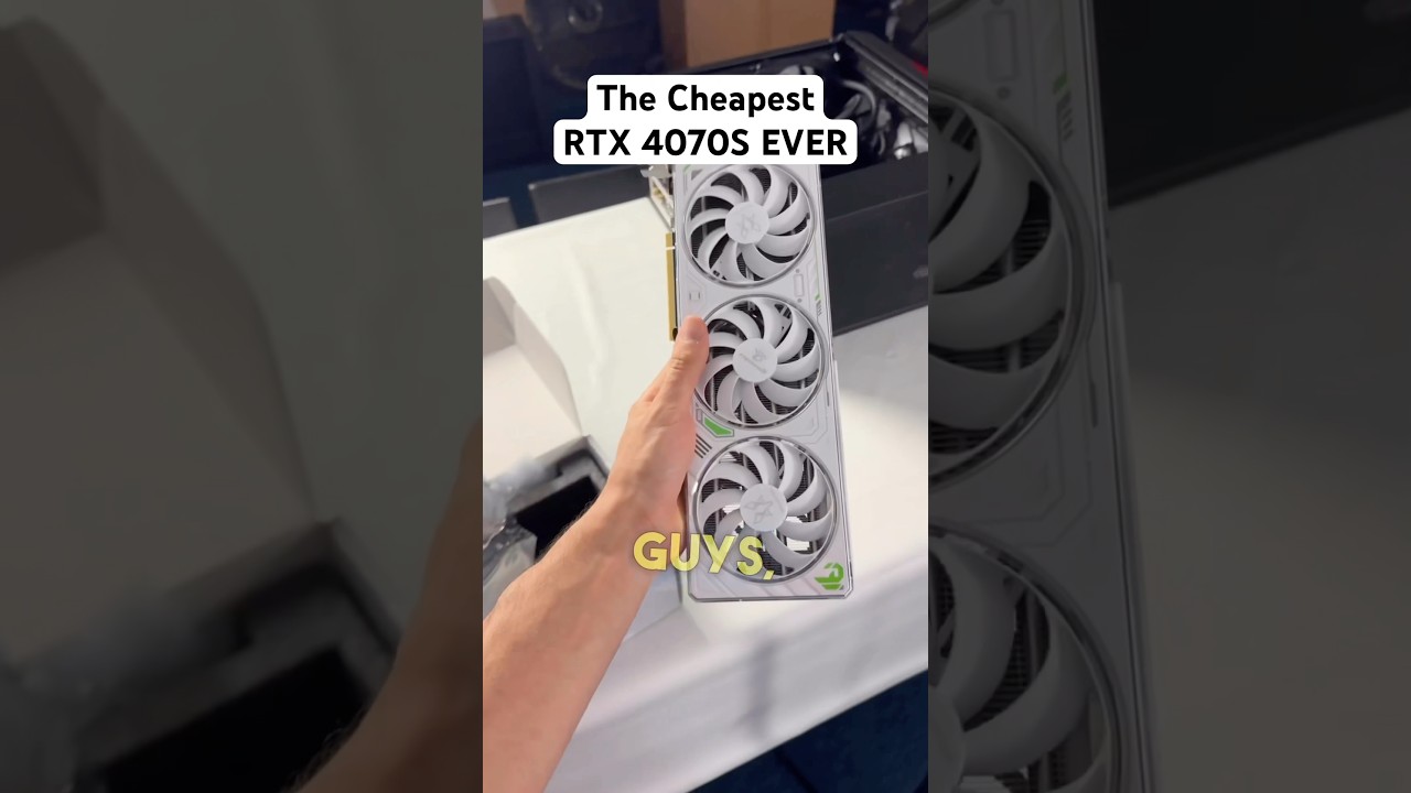 •Cheapest RTX 4070 Super - Manli Polar Fox• 