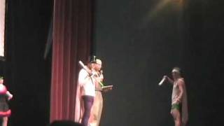 Delta Tau Delta lip sync for Greek Week with Alpha Chi Omega