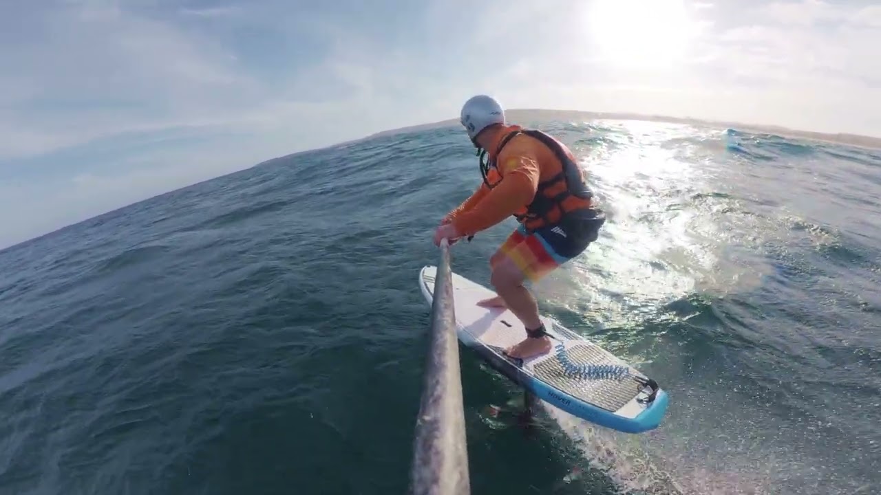 Downwind foiling osmo 360 single lens mode 120fps