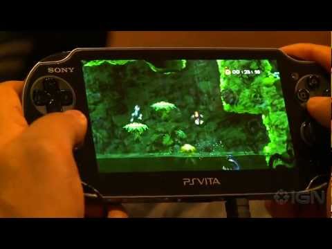 Rayman Origins: Time Trial Gameplay PS Vita (Off-Screen)