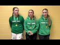 Fairland’s Addison Godby, Tomi Hinkle and Bailey Russell discuss district final win