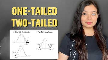 One tailed and Two tailed Tests | Hypothesis Testing | Detailed Explanation with Example