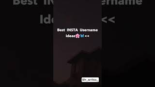 ɪɴsᴛᴀ ᴜsᴇʀɴᴀᴍᴇ ɪᴅᴇᴀs 🌚✨  #youtube #instagram #aesthic