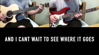 Justin Moore - Lettin' The Night Roll - Guitar Cover /w Lyrics (HD)