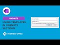 OneNote Template Pages with Outlook Meeting Minutes