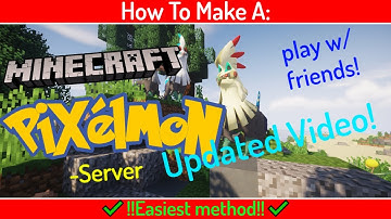 [Easiest method] How to make a pixelmon server that your friends can play on (1.12.2 2020 tutorial)!