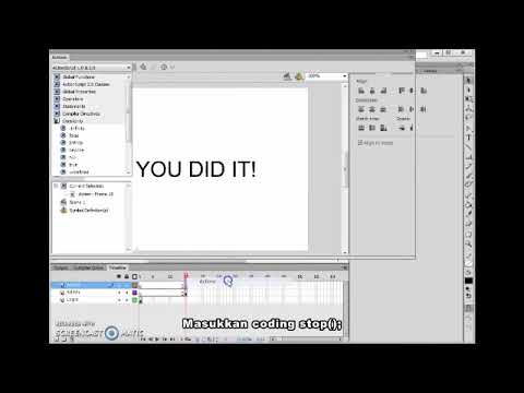TUTORIAL ADOBE FLASH HOW TO DO LOGIN BUTTON