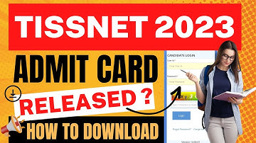 tissnet admit card 2023 | tissnet admit card update | tissnet hall ticket