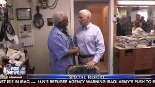 Mike Pence gets haircut