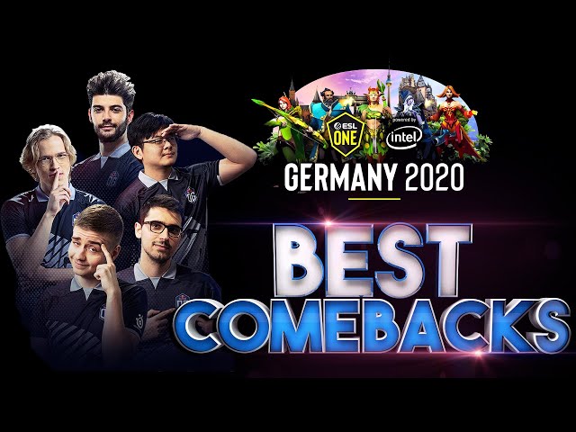 Best & Most Epic Comebacks Of Esl One Germany 2020 - Dota 2 - Youtube