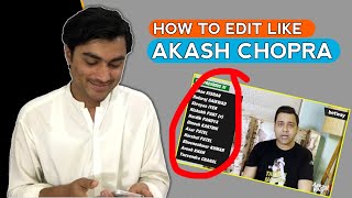 How to edit cricket videos like akash chopra | edit review on cricket team squad screenshot 5