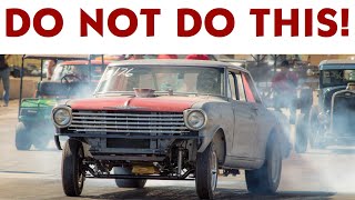 How NOT To Drag Race a Stick Shift Car