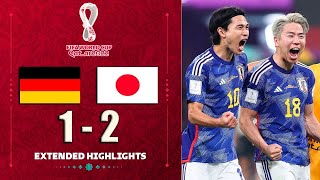 Germany vs Japan 1 2 Extended Highlights   FIFA World Cup 2022 Qatar HD