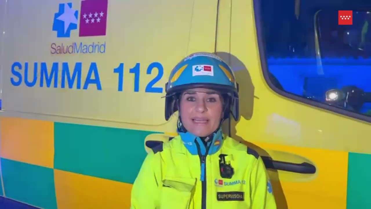 SUMMA112 traslada a una herida grave y otro moderado tras un incendio en una vivienda en Aranjuez