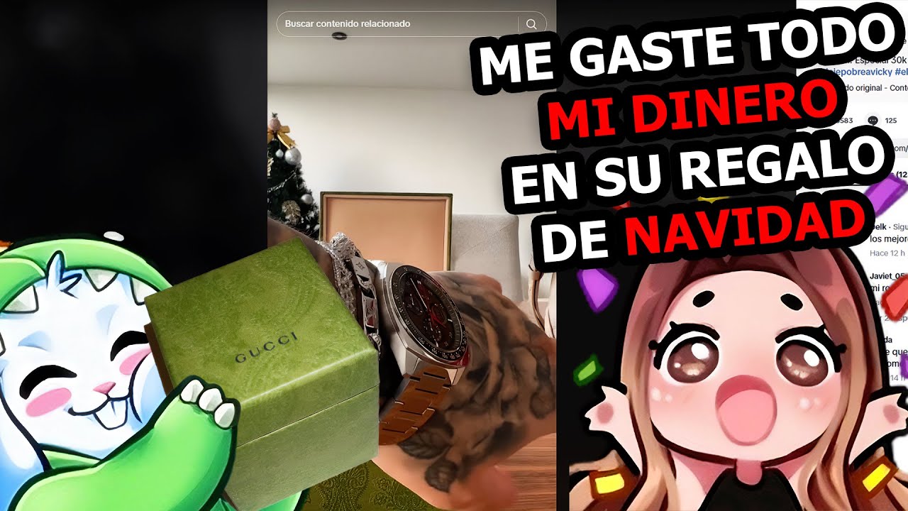 VICKY LE COMPRA UN RELOJ GUCCI A CONTER POR NAVIDAD Y CONTER HABLA DEL APOYO DE LA COMUNIDAD