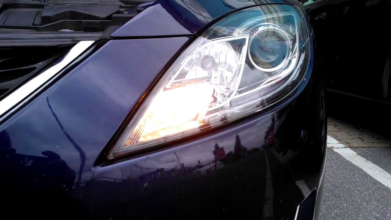 Mazda 6 LED winkers front YouTube