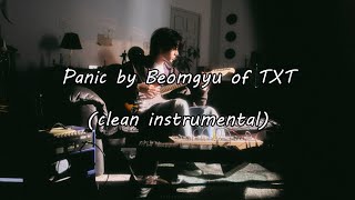 Panic by Beomgyu of TXT (clean instrumental)
