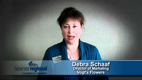 Debra Schaaf, Director of Marketing, Vogt's Flower