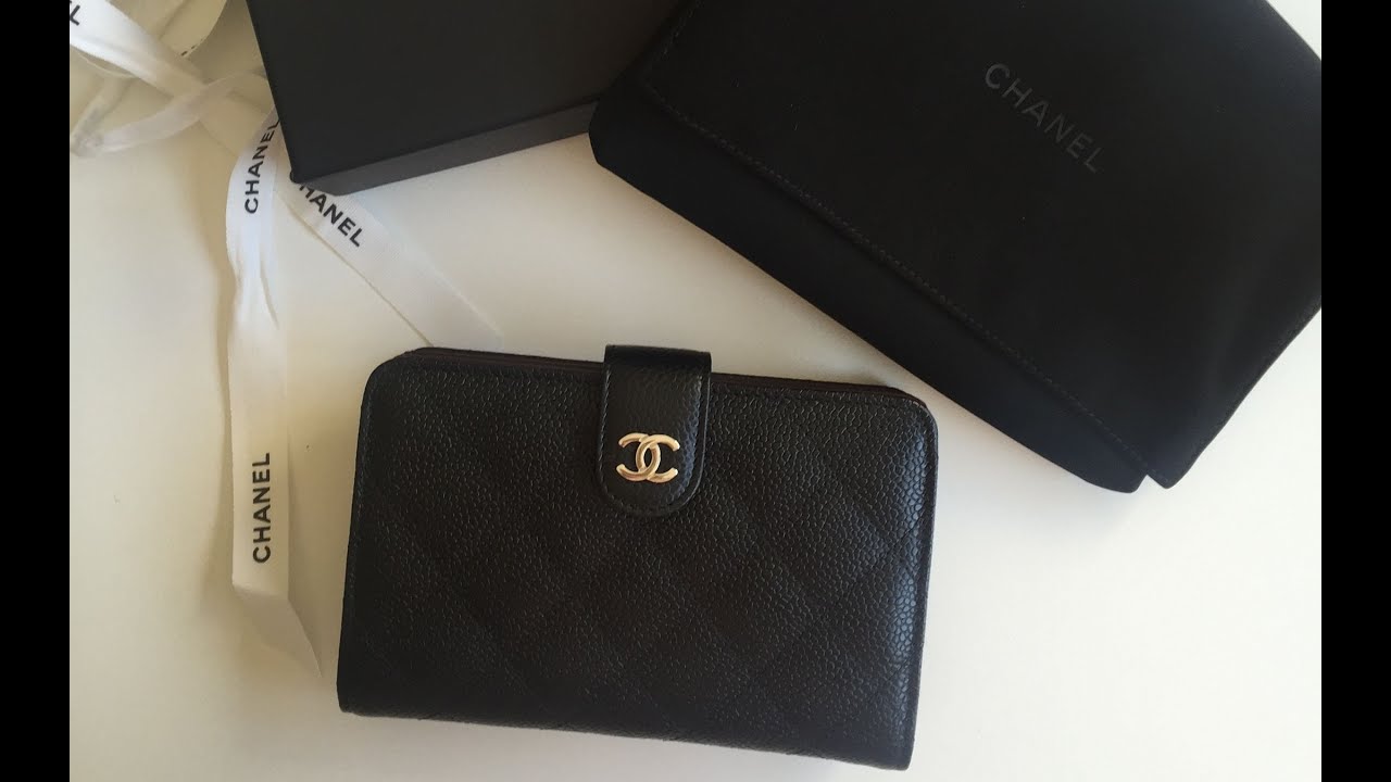 Chanel L Zip Wallet Review 2016 - YouTube