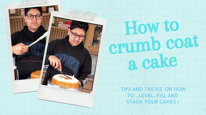 How to crumb coat your cake | Baked.By.Reece