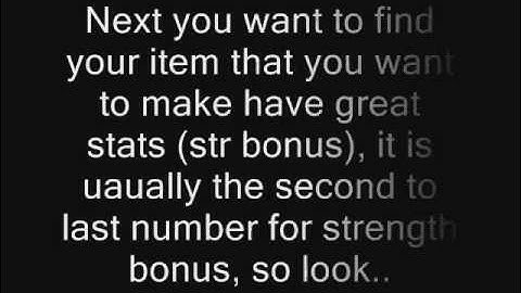 [508] how to make an owners ring or any item have great stats!.wmv