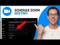 How To Schedule A Zoom Meeting And Invite Someone (Step By Step)