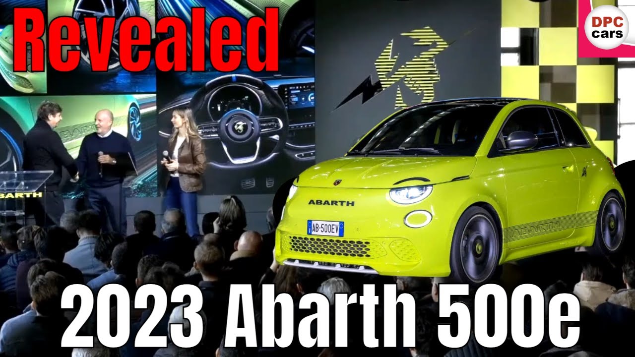 2023 Abarth 500e Electric Hot Hatch Revealed - YouTube