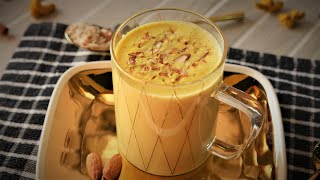 Golden Milk -Turmeric Milk - Haldi Doodh  (Best for Winter) Recipe By Food Fusion